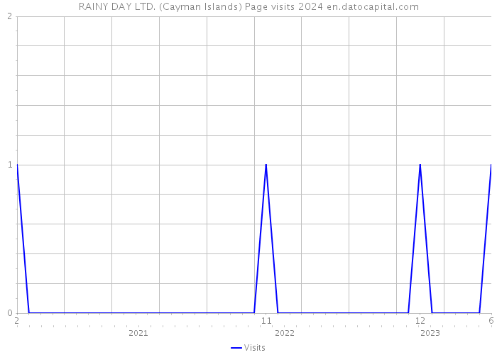 RAINY DAY LTD. (Cayman Islands) Page visits 2024 