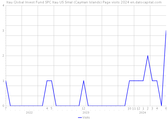 Itau Global Invest Fund SPC Itau US Smal (Cayman Islands) Page visits 2024 