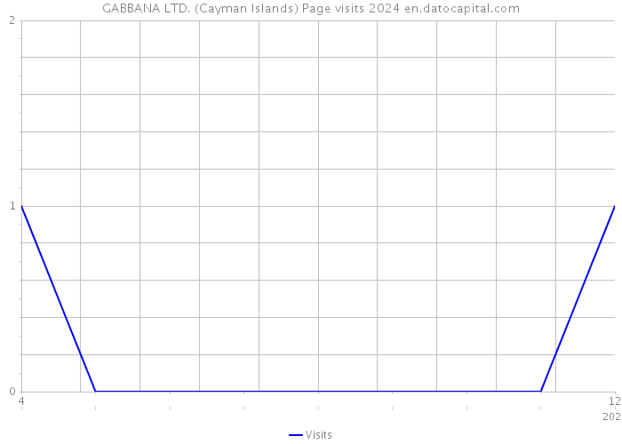 GABBANA LTD. (Cayman Islands) Page visits 2024 
