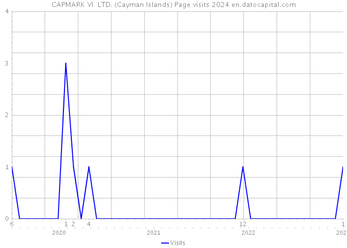 CAPMARK VI LTD. (Cayman Islands) Page visits 2024 