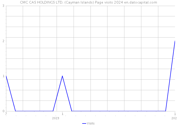 CMC CAS HOLDINGS LTD. (Cayman Islands) Page visits 2024 