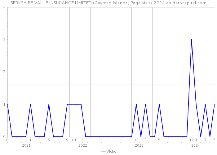 BERKSHIRE VALUE INSURANCE LIMITED (Cayman Islands) Page visits 2024 