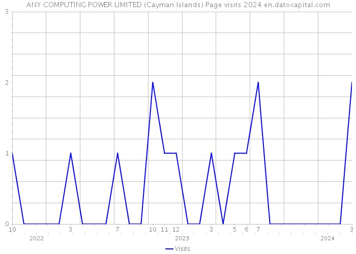 ANY COMPUTING POWER LIMITED (Cayman Islands) Page visits 2024 