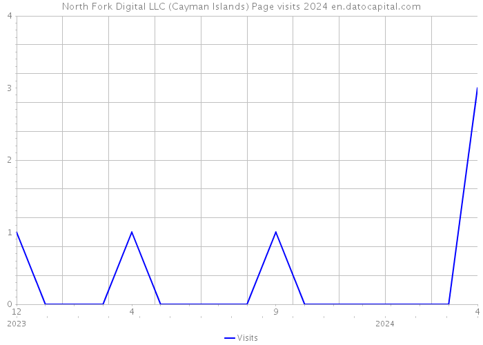 North Fork Digital LLC (Cayman Islands) Page visits 2024 