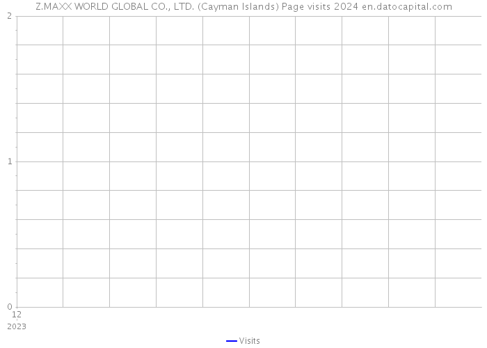 Z.MAXX WORLD GLOBAL CO., LTD. (Cayman Islands) Page visits 2024 