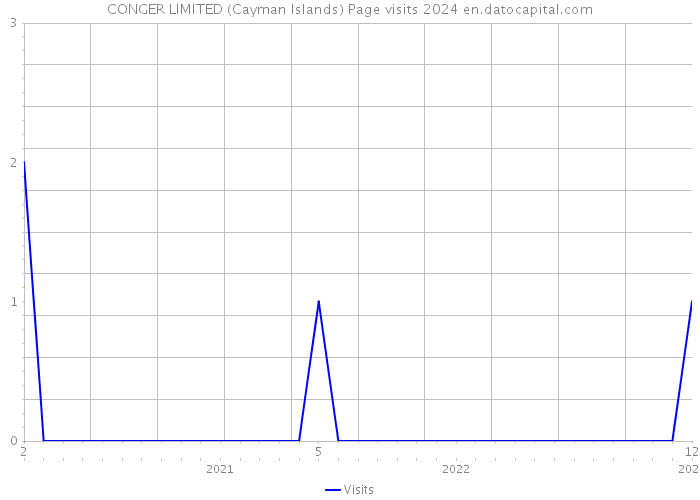 CONGER LIMITED (Cayman Islands) Page visits 2024 